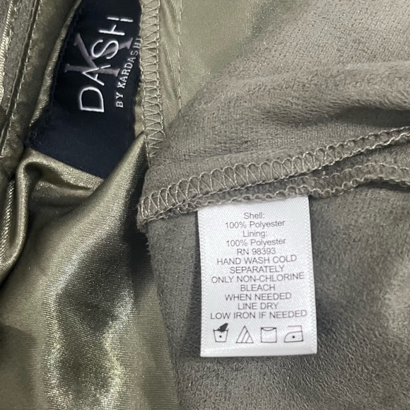 DASH by Kardashian Grey Faux Suede Jacket Swing Duster AA - Picture 4 of 4